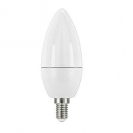 žiarovka LED 5,5W/470lm/E14/WW IQ-LED sviečka teplá biela